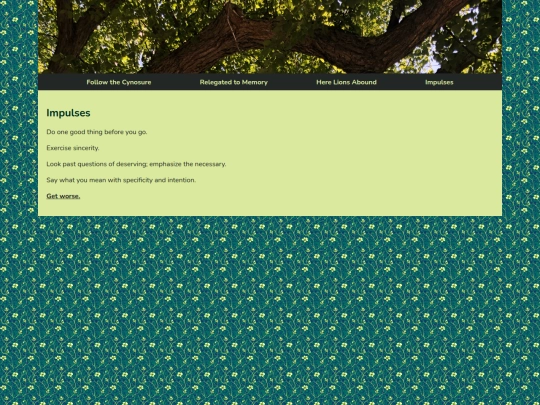 impulses screenshot