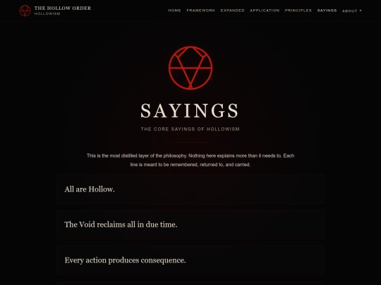 sayings screenshot