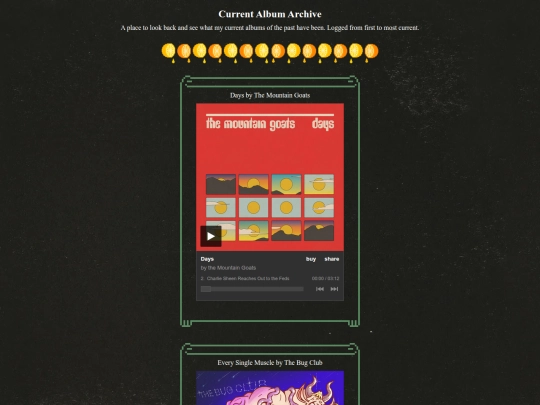currentalbumarchive screenshot