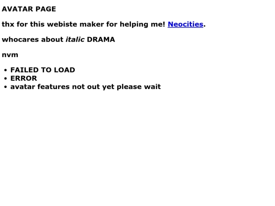 PAGES/avatar screenshot