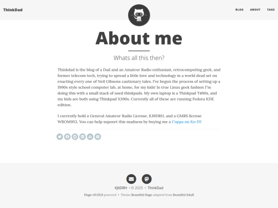 page/about screenshot
