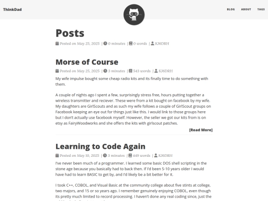 post/page/1 screenshot