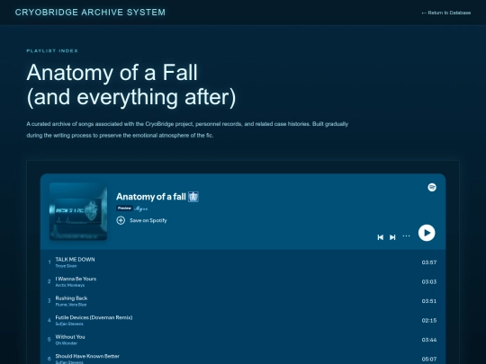 playlist screenshot