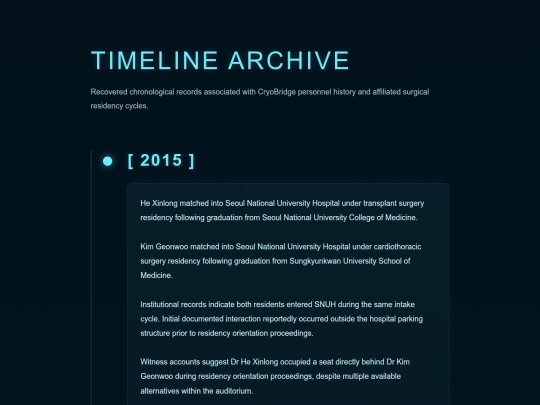 timelinearchive screenshot