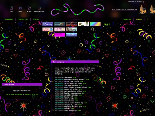 changelog screenshot