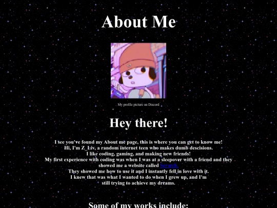 aboutme screenshot