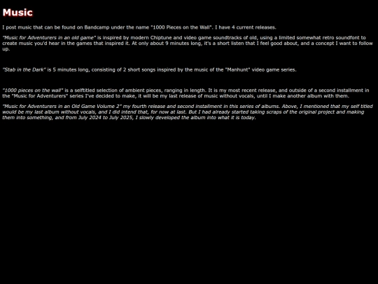 Bandcamp screenshot