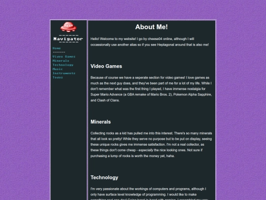misc/aboutme screenshot