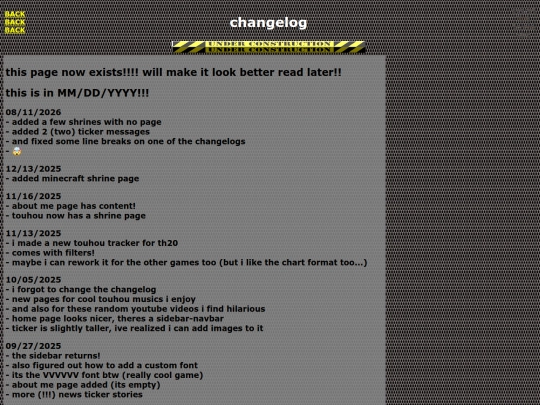misc/changelog screenshot