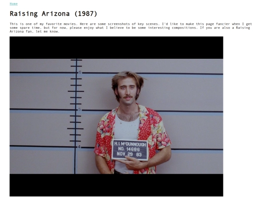 Pages/raisingarizona screenshot