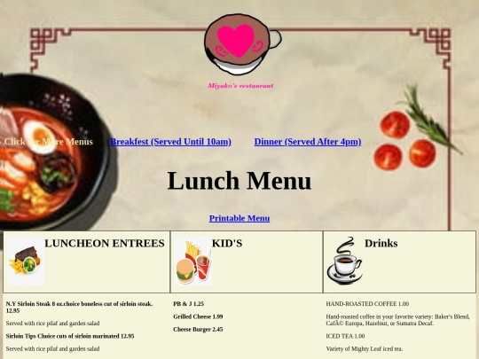 LunchMenu2 screenshot