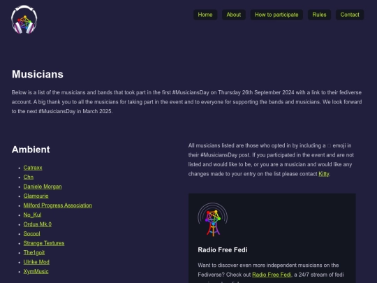musicians screenshot