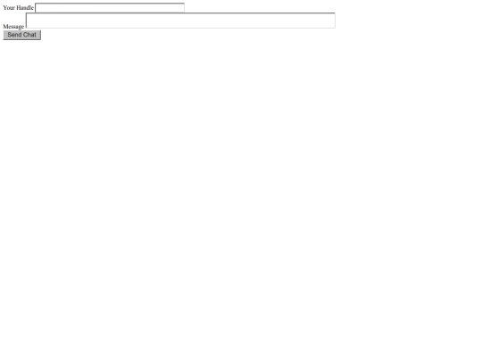 hackwebchat/form screenshot