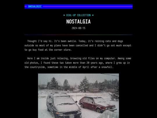 nostalgia screenshot