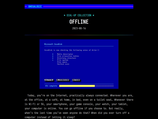 offline screenshot