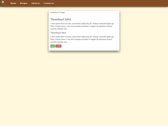 Proj4-bootstrap/about screenshot