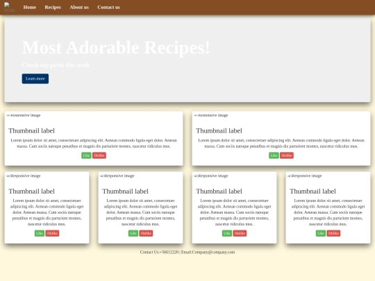 Proj4-bootstrap screenshot