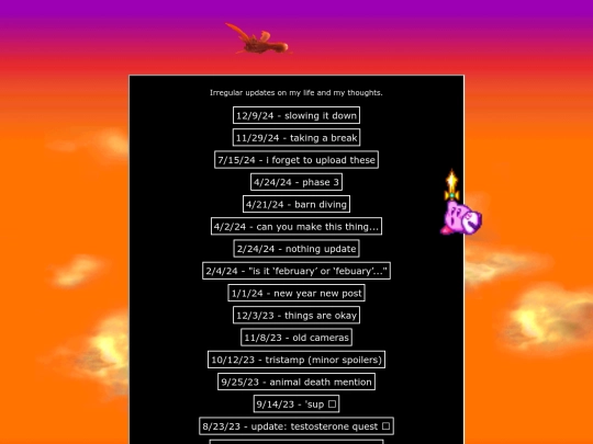 blog screenshot