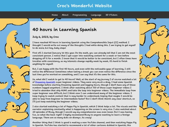 language/spanish/40_hours_update screenshot