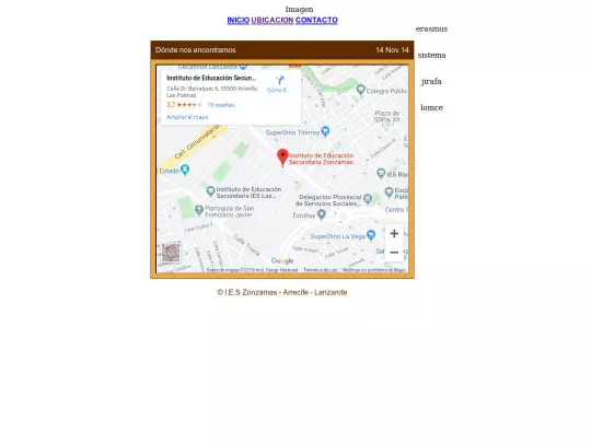 Pagina web Zonzamas/html/index2 screenshot