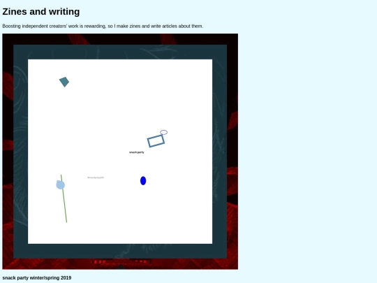 zinesandwriting screenshot