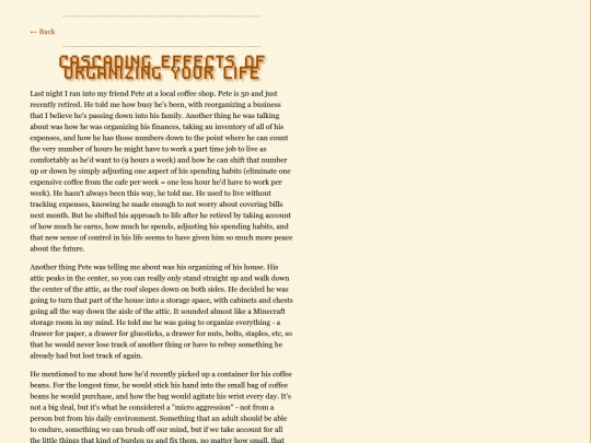thoughts/organize screenshot