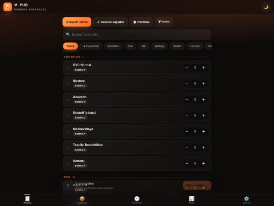 pedidos-pub screenshot