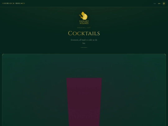 sherlock-cocteles screenshot