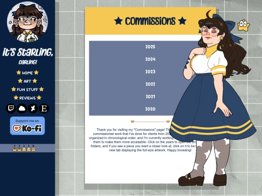 commissions screenshot