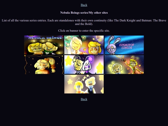 links screenshot