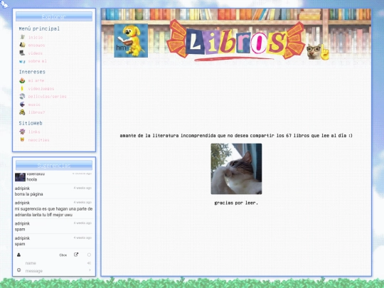 libros screenshot