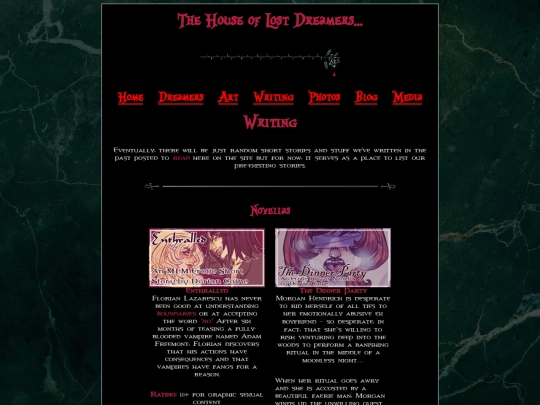 writing screenshot