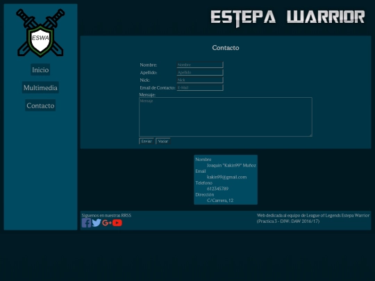 contacto screenshot