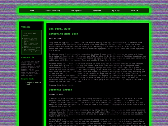 blog screenshot