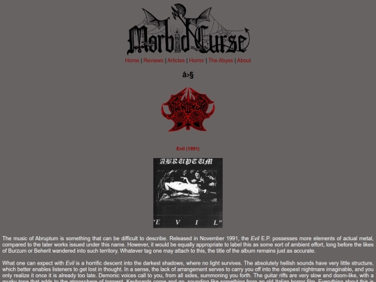 reviews/abruptum screenshot