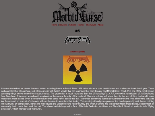 reviews/attomica screenshot