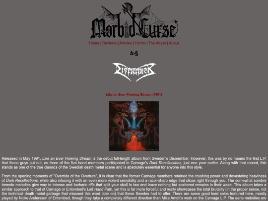 reviews/dismember screenshot