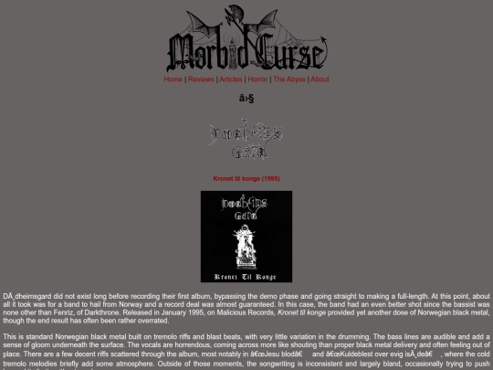 reviews/dodheimsgard screenshot