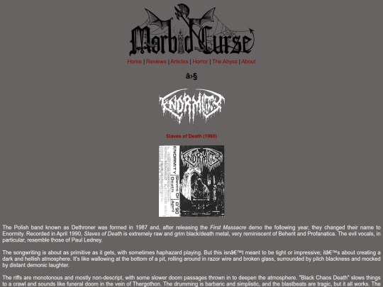 reviews/enormity screenshot