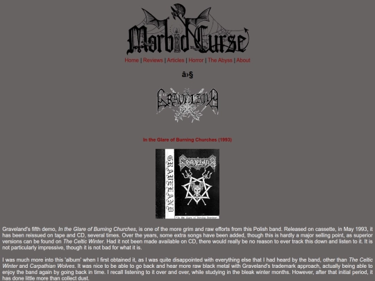 reviews/graveland screenshot