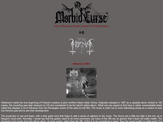 reviews/horna screenshot