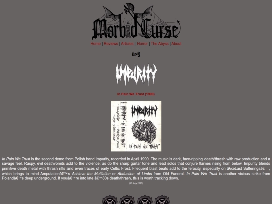 reviews/impurity screenshot