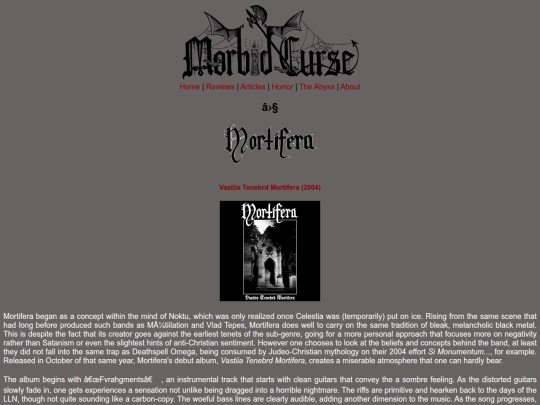 reviews/mortifera screenshot