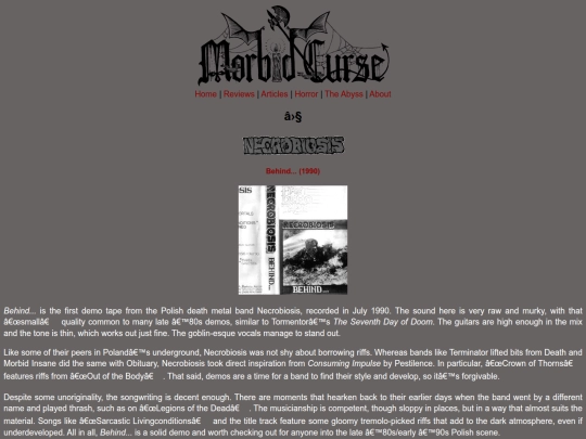 reviews/necrobiosis screenshot