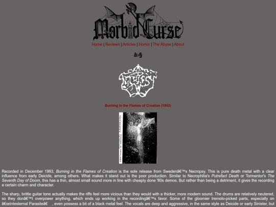reviews/necropsy screenshot