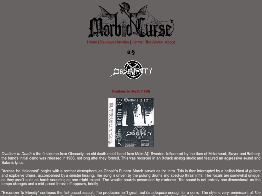 reviews/obscurity screenshot