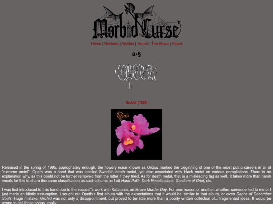 reviews/opeth screenshot