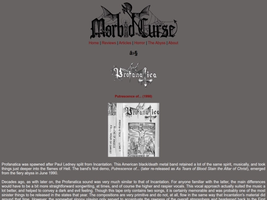 reviews/profanatica screenshot
