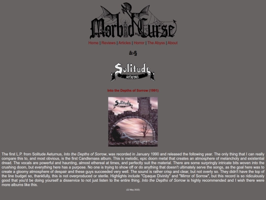 reviews/solitudeaeturnus screenshot