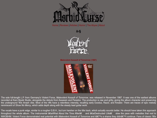 reviews/violentforce screenshot